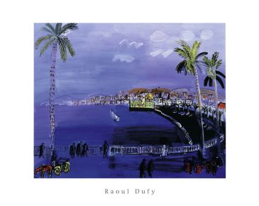 Reprodukce - Fauvismus - Baie de Anges,Nice, Raoul Dufy