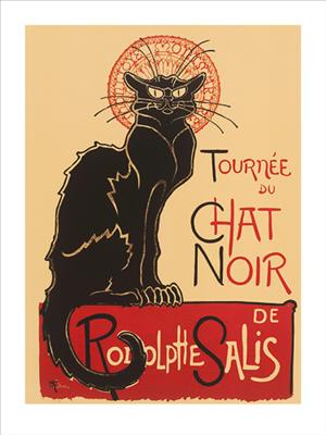 Reprodukce - Kult, Pop art, Vintage - Tournee du Chat Noir, 1896, Théophile - Alexandre Steinlen