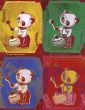 Reprodukce - Pop a op art - Four Pandas, 1983