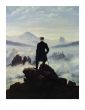 Reprodukce - Romantismus - Der Wanderer im Nebelmeer